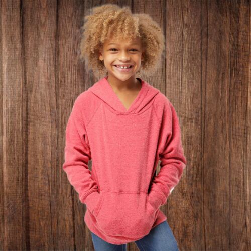 PRM15YSB Youth Special Blend Raglan Hoodie Thumbnail